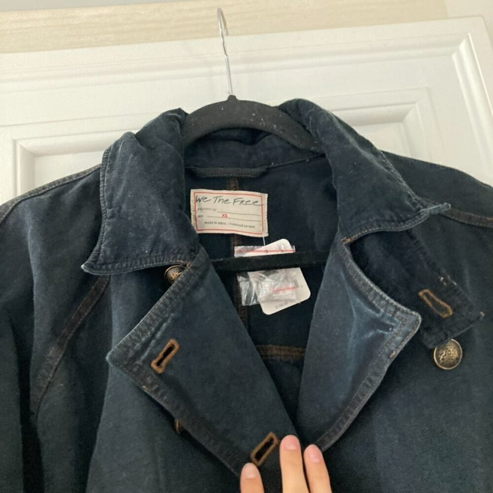 NWT We The Free Viva Surplus Jacket Black Sz S - Picture 5 of 7